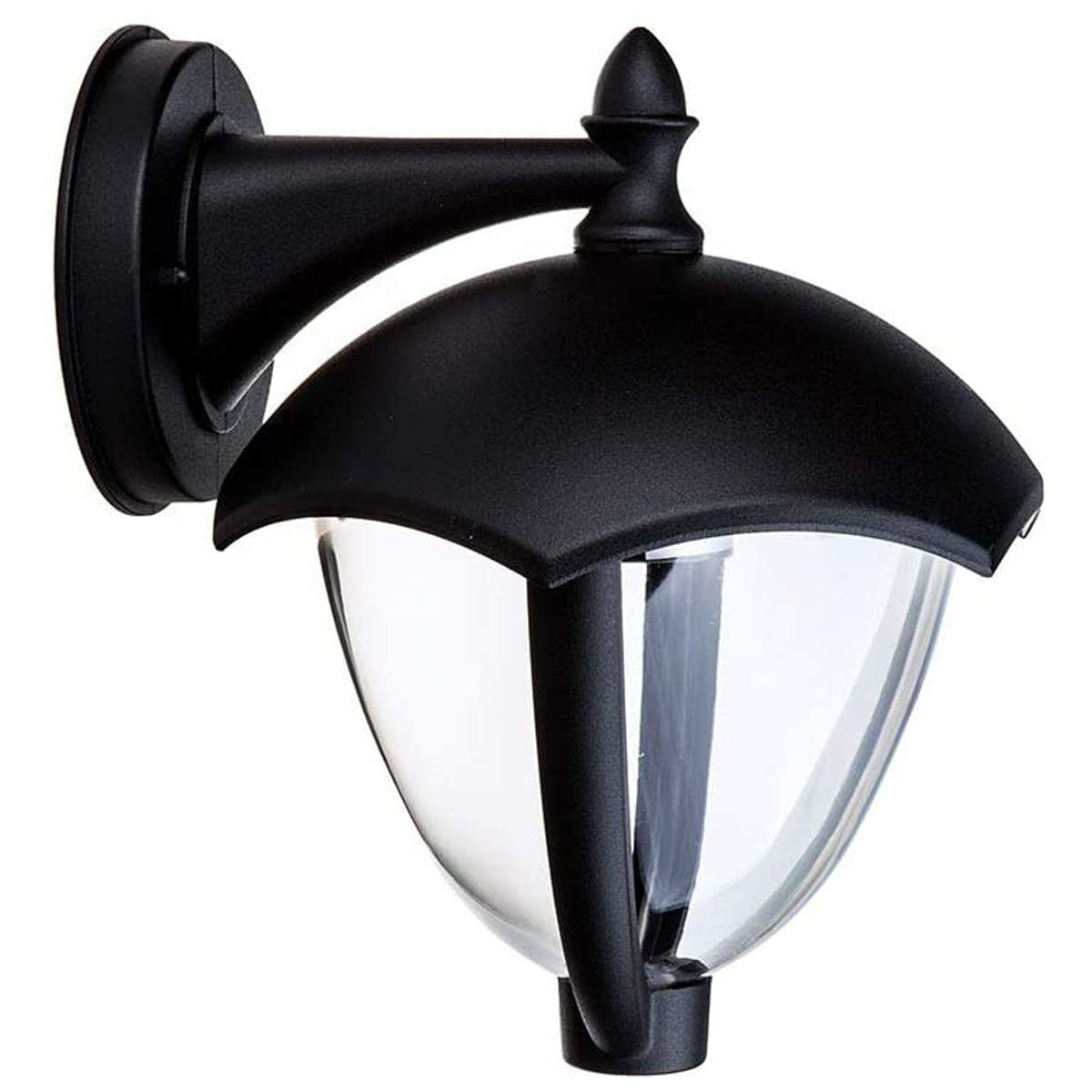 POPPY - CGC Black Curved Coach Lantern Down Light