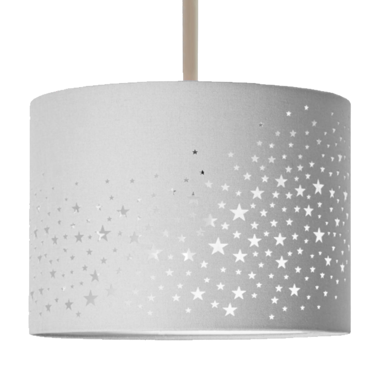 STARDUST - CGC Grey Star Easy Fit Lamp Shade