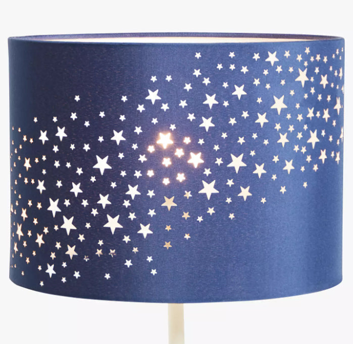 STARDUST - CGC Navy Blue Star Easy Fit Lamp Shade