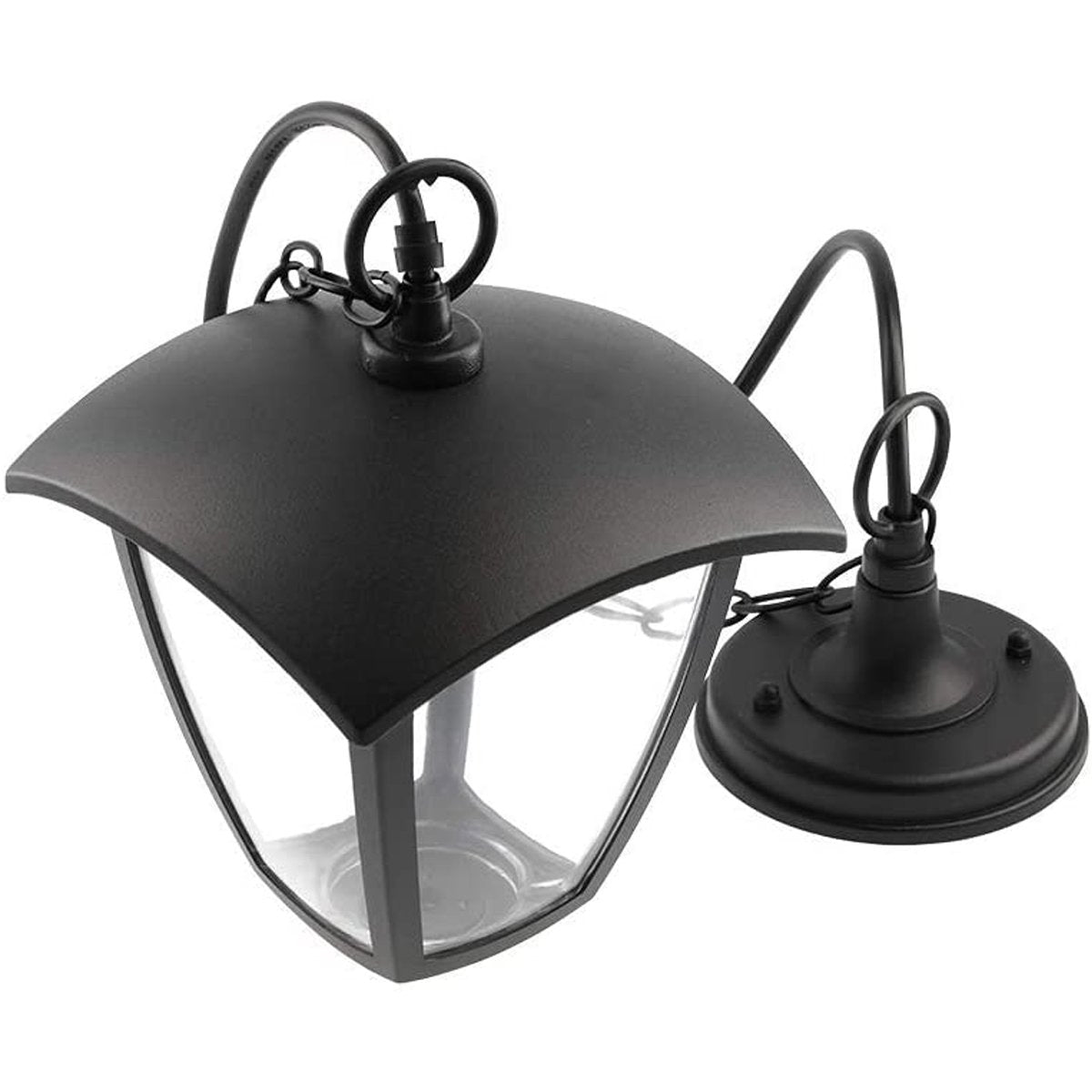 VIOLET - CGC Black Outdoor Chain Hanging Lantern Light