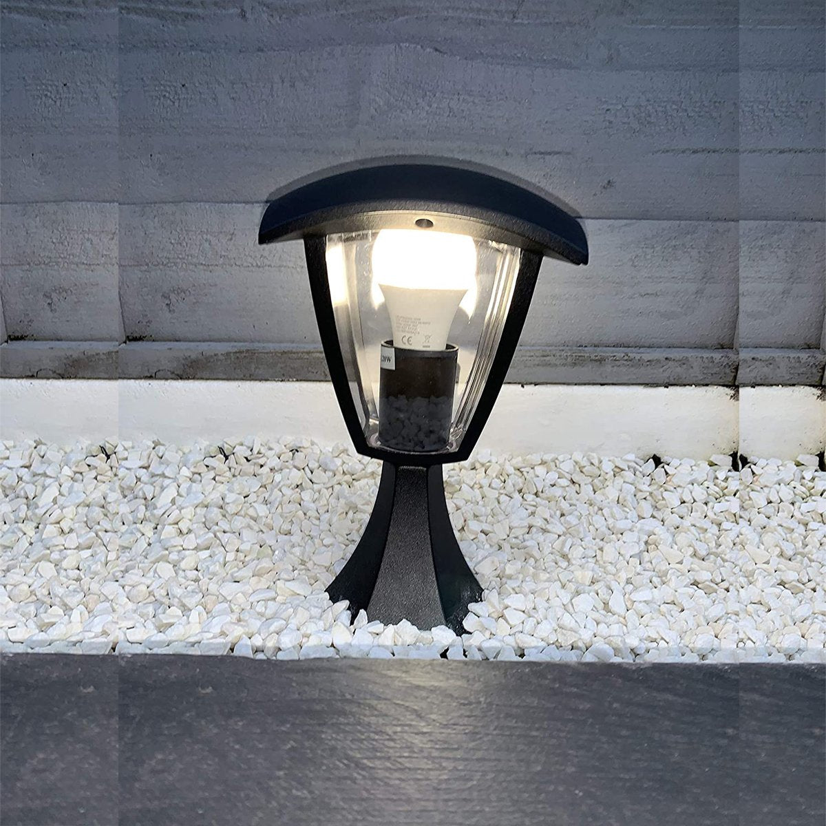 VIOLET - CGC Black Outdoor Short Post Coach Style Light