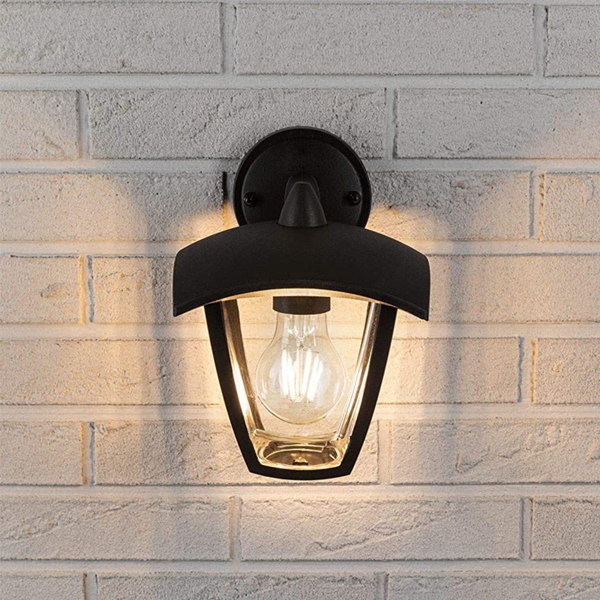 VIOLET - CGC Black Outdoor Wall Lantern Light