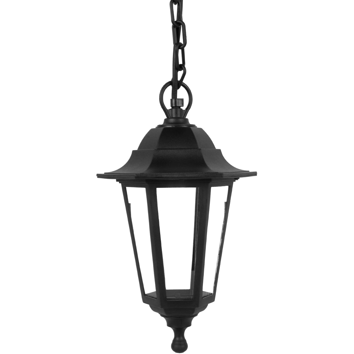 YASMIN - CGC Black Outdoor Traditional Lantern Style Hanging Light