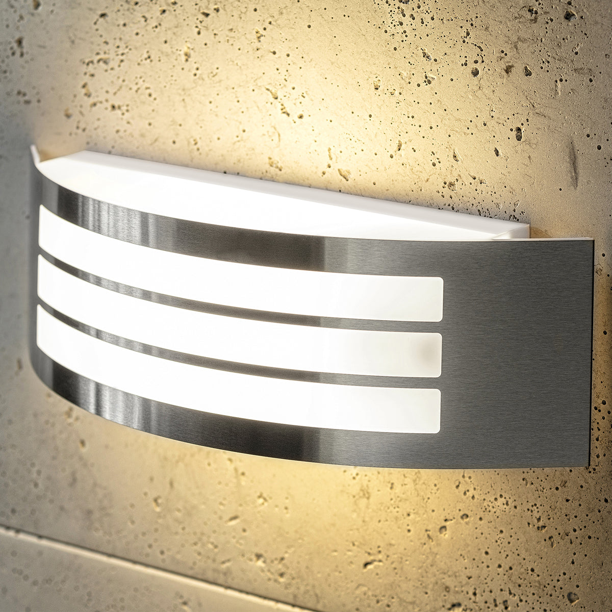 STRIKER - CGC Stainless Steel Curved Arc Outdoor Wall Light