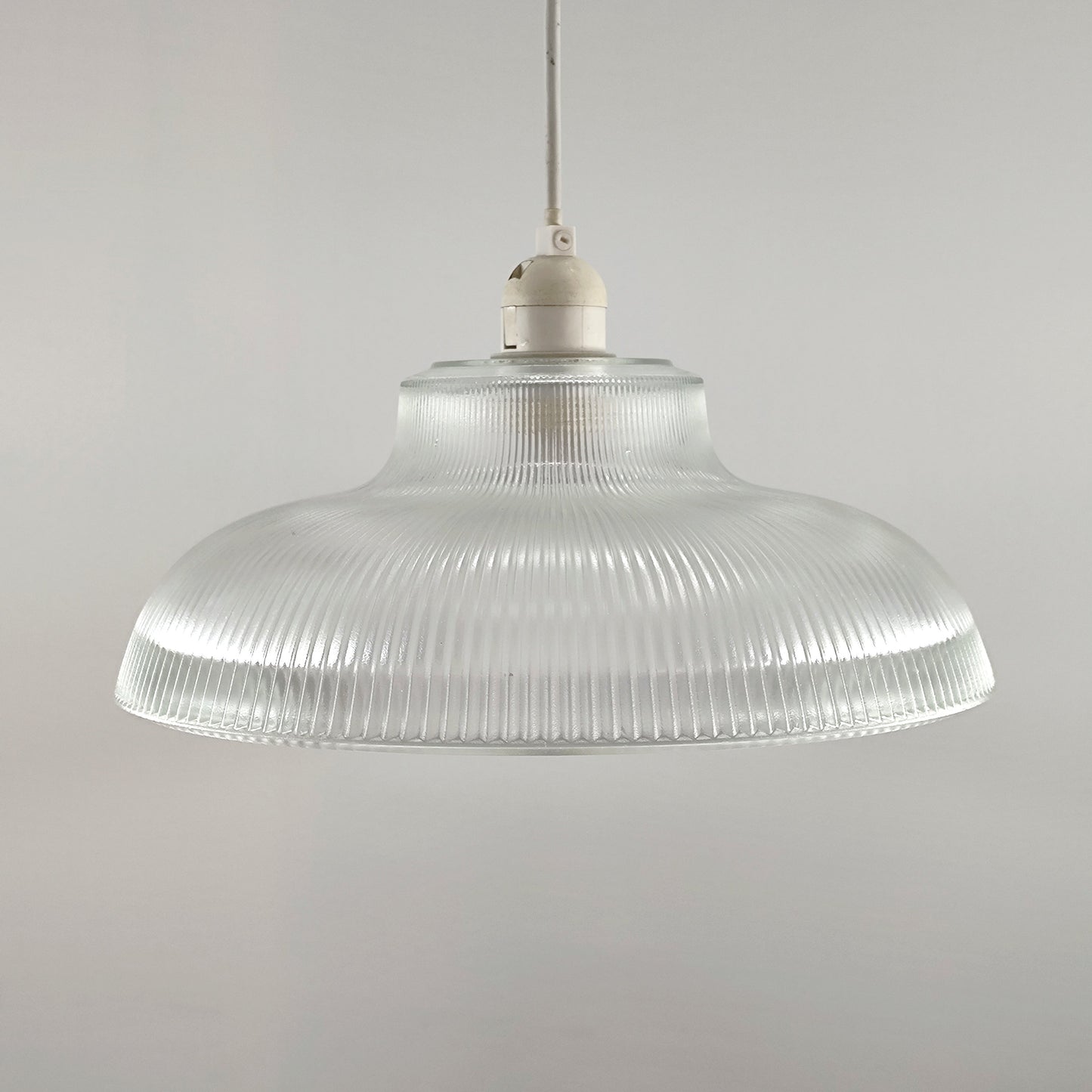 JACINTA - CGC Clear Glass Ribbed Lampshade