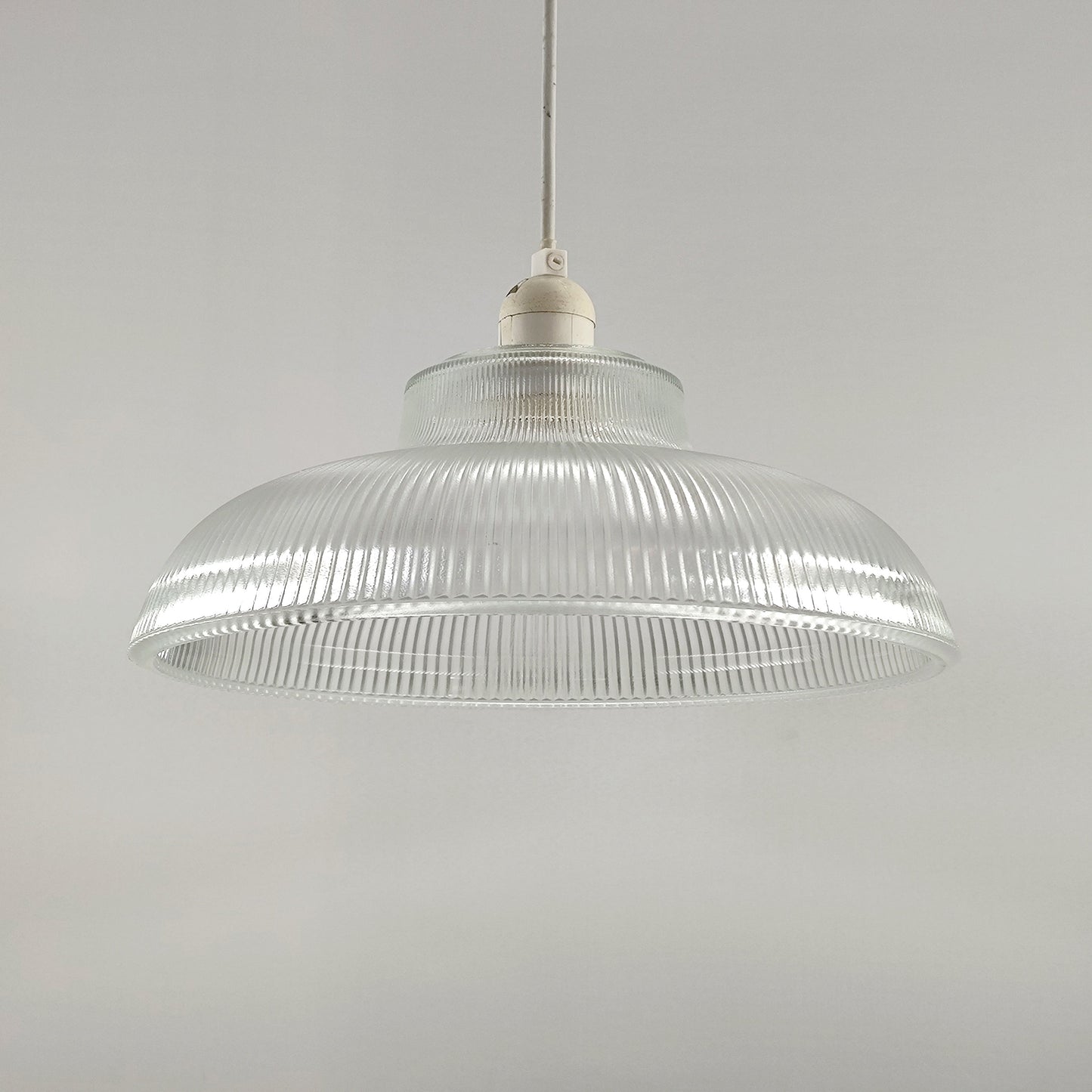 JACINTA - CGC Clear Glass Ribbed Lampshade